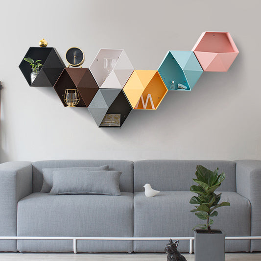 The Hexagon Wall Shelf
